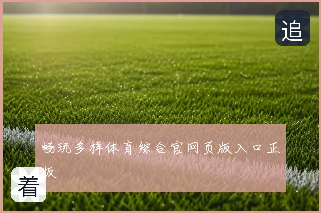 畅玩多样体育综合官网页版入口正版
